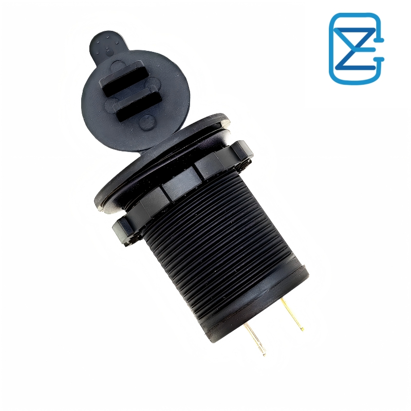 Двойной USB-зарядник для авто 12V/24V с 2 портами