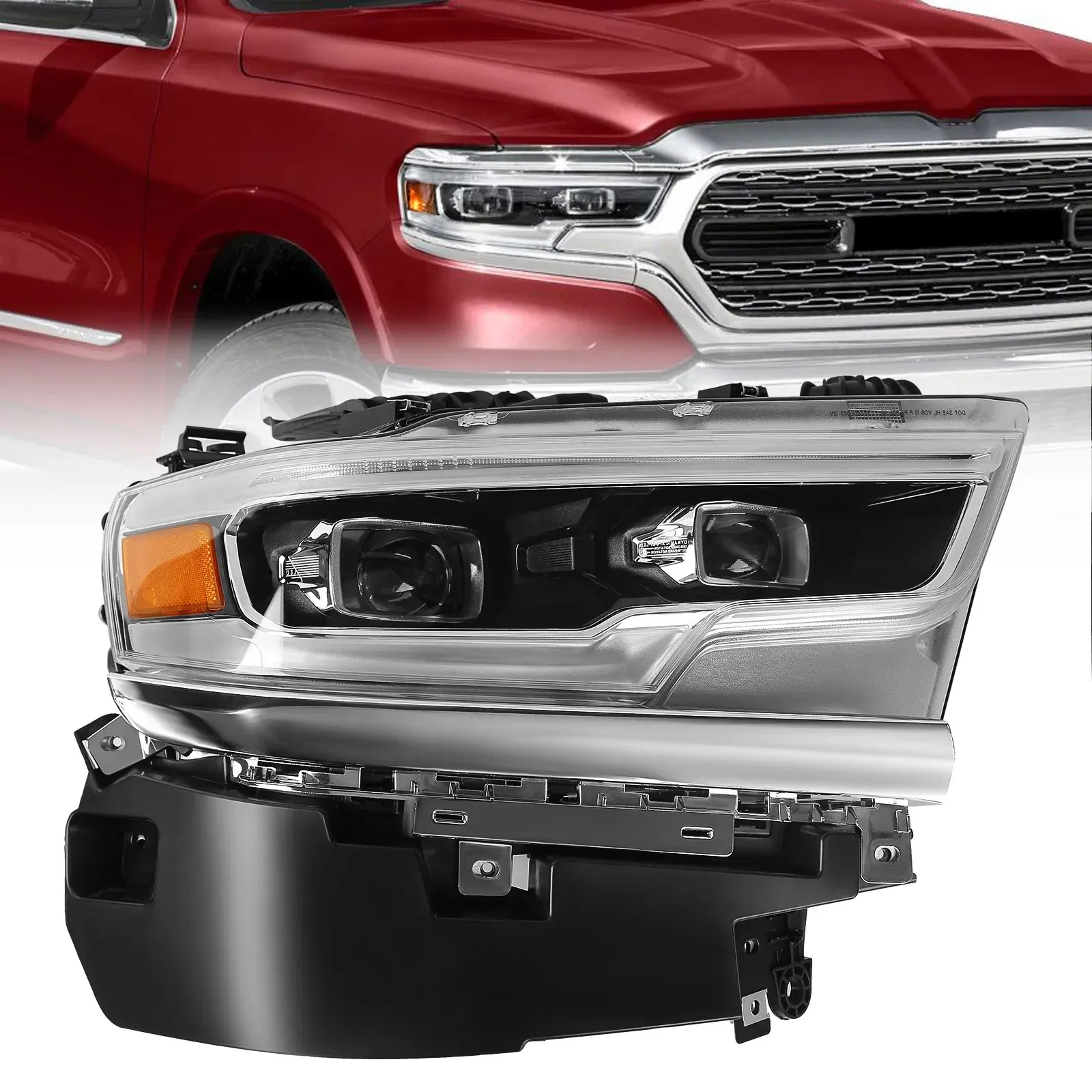 LED фары для Dodge RAM TRX 2022 (68442529AE/68442528AE)