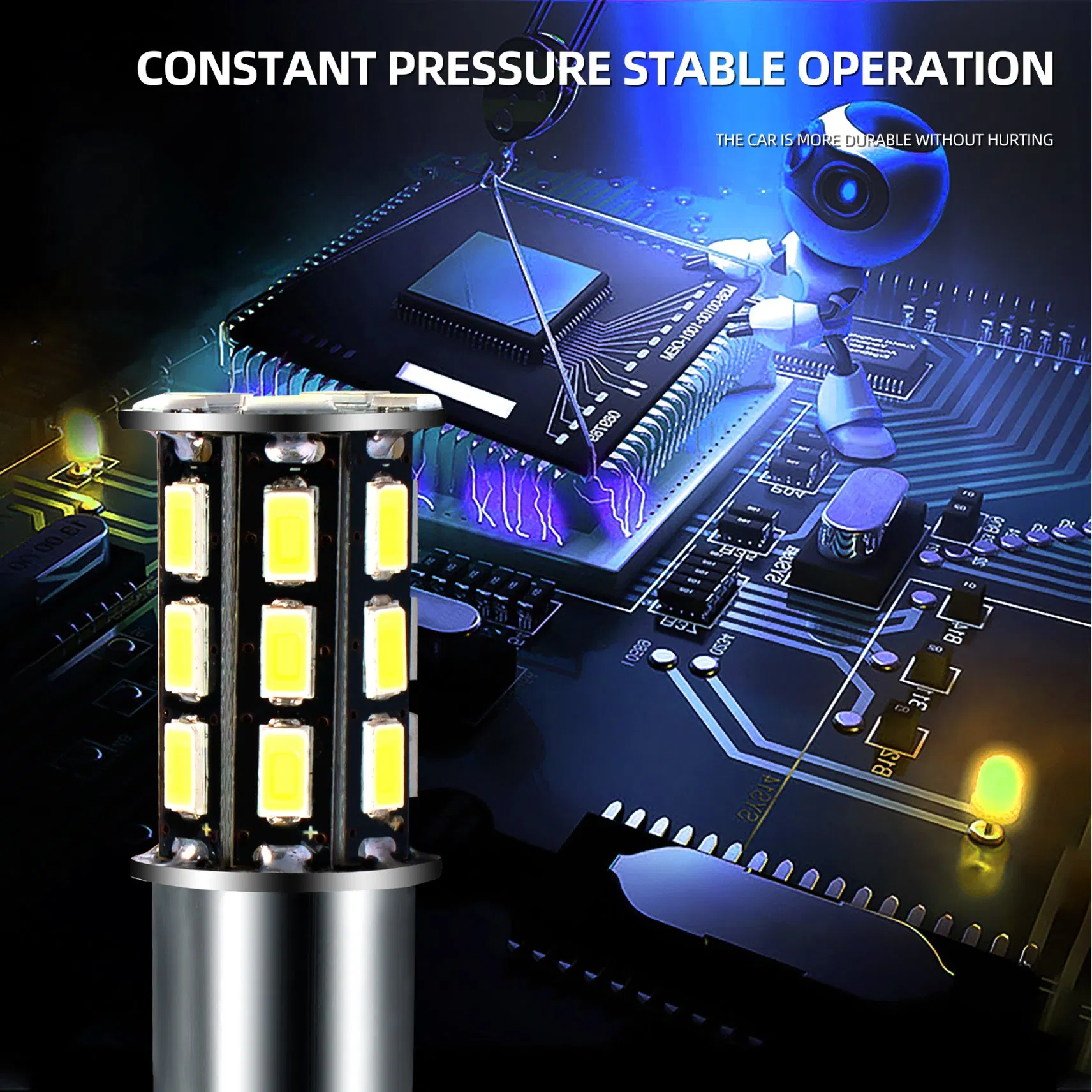 Светодиодная лампа поворотника 1157 5730 27 с Canbus