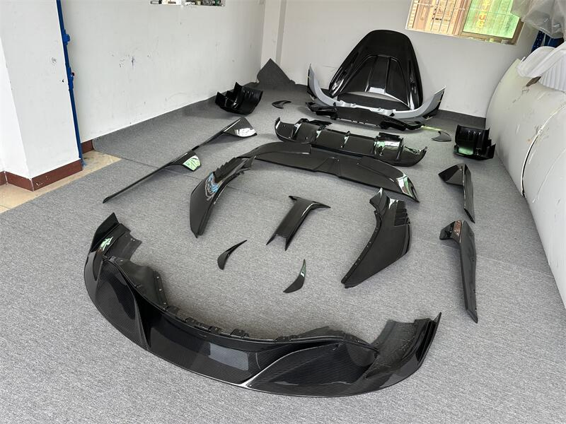High Quality Carbon Car Bumper Separator Mudguard Suitable for Mclaren 720s Ryft Carbon Fiber Body Kits