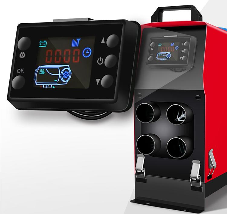 Портативный дизельный воздушный отопитель 2/5 кВт 12В/24В/220В