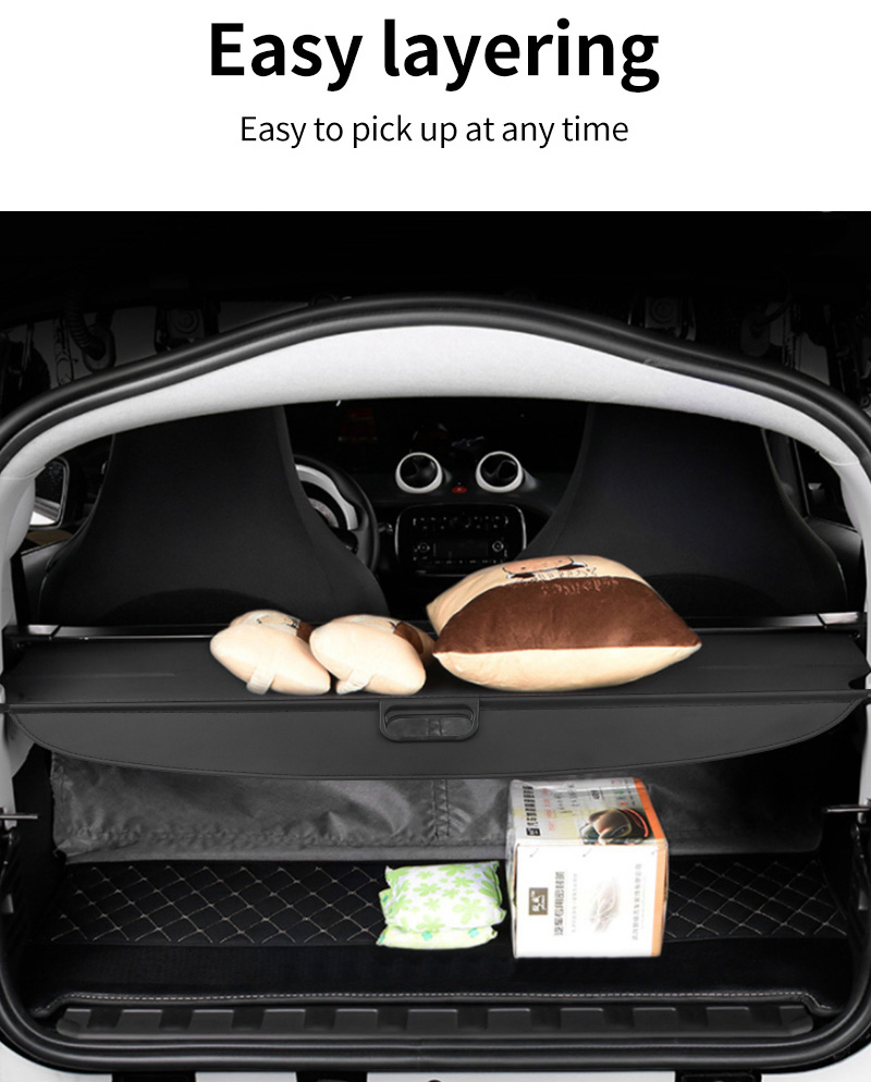 Car Accessories Trunk Rear Cargo Cover Retractable Parcel Shelf for Buick Gl6 Trunk Curtain
