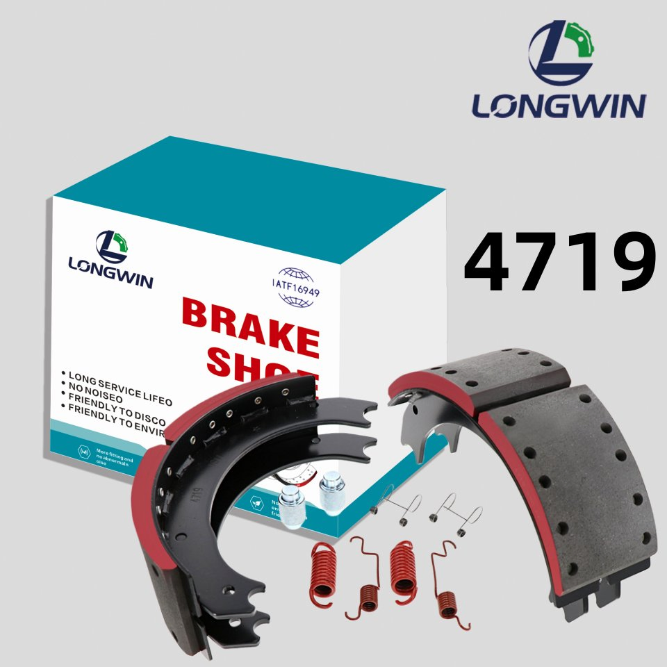 Brake Shoe Kit with E-Coating 4551 4707 4709 4702 4515 Gawr 23K Truck Brake Shoes