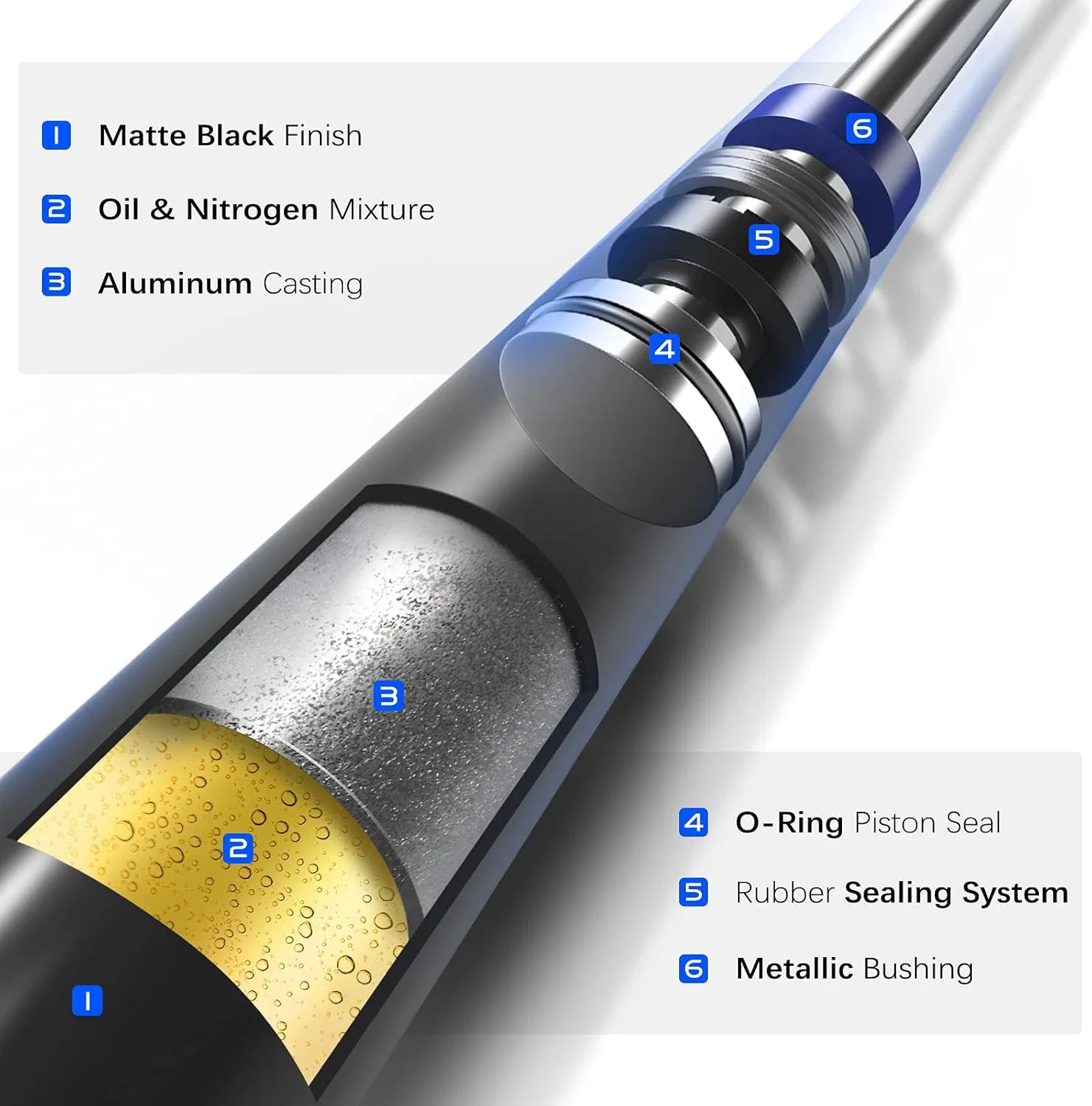 Газовые упоры капота для Land Rover