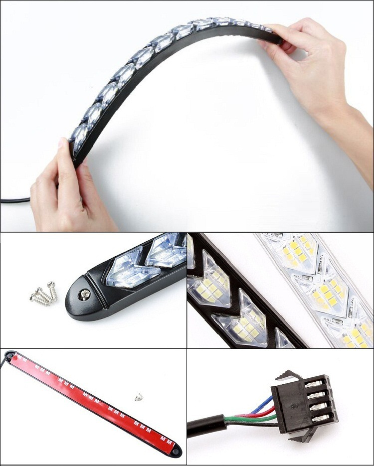 Затемнённые светодиодные поворотники Smoked LED