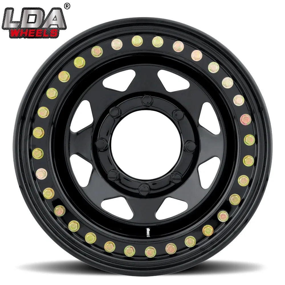 Стальной диск для внедорожника 4x4, черный