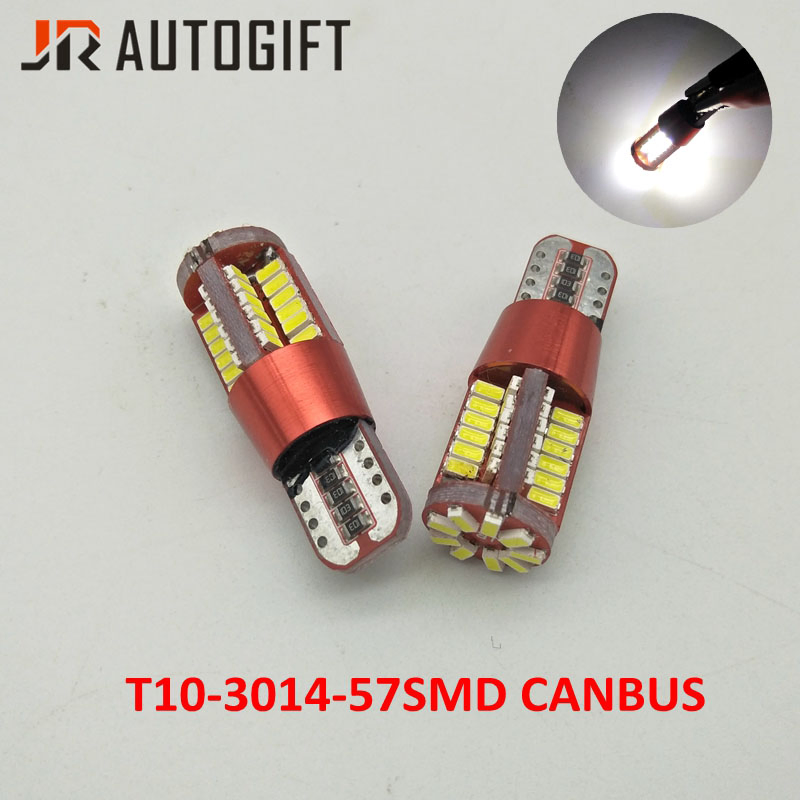 Светодиодные лампы T10 W5W 57 SMD Canbus для авто