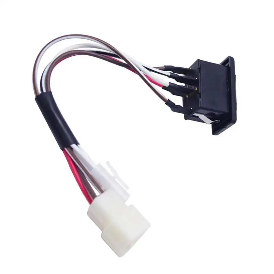 Выключатель стеклоподъемника 5 Pin универсальный с проводкой