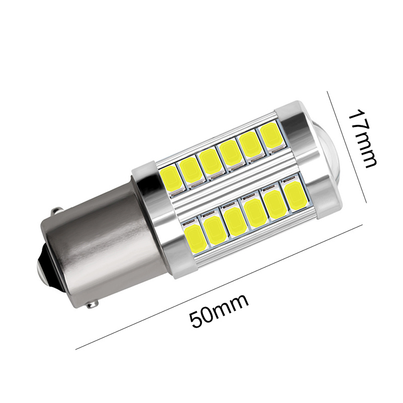 P21W 33 LED 5630 5730 SMD Car Tail Bulb Brake Lights Auto Reverse Lamp Red/White/Yellow DC 12V Universal