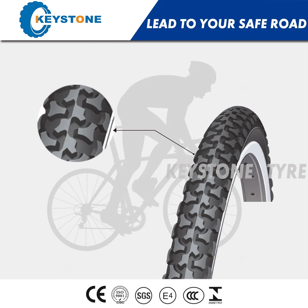 Велосипедная покрышка ECE Dual Compound для кросс-кантри