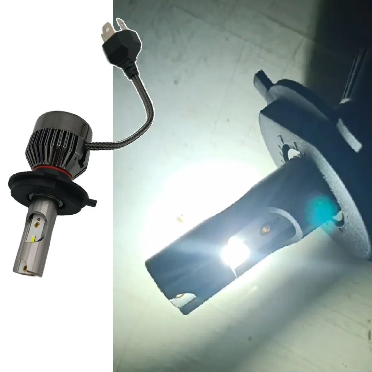 Светодиодная лампа H4 H7 25W для противотуманных фар