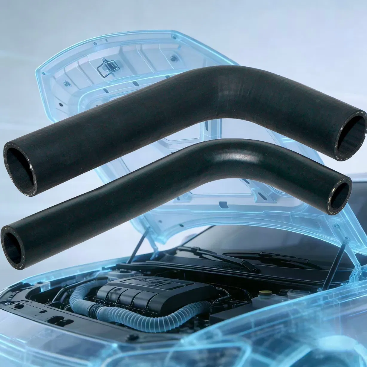 Шланг радиатора EPDM полимерный армированный для авто