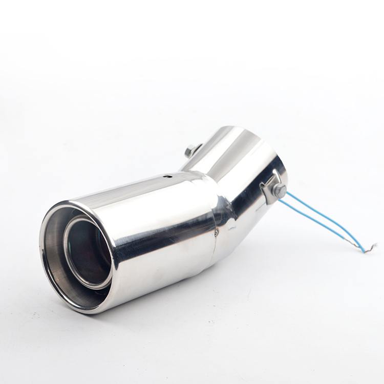 Наконечники выхлопной трубы синие, нержавеющая сталь