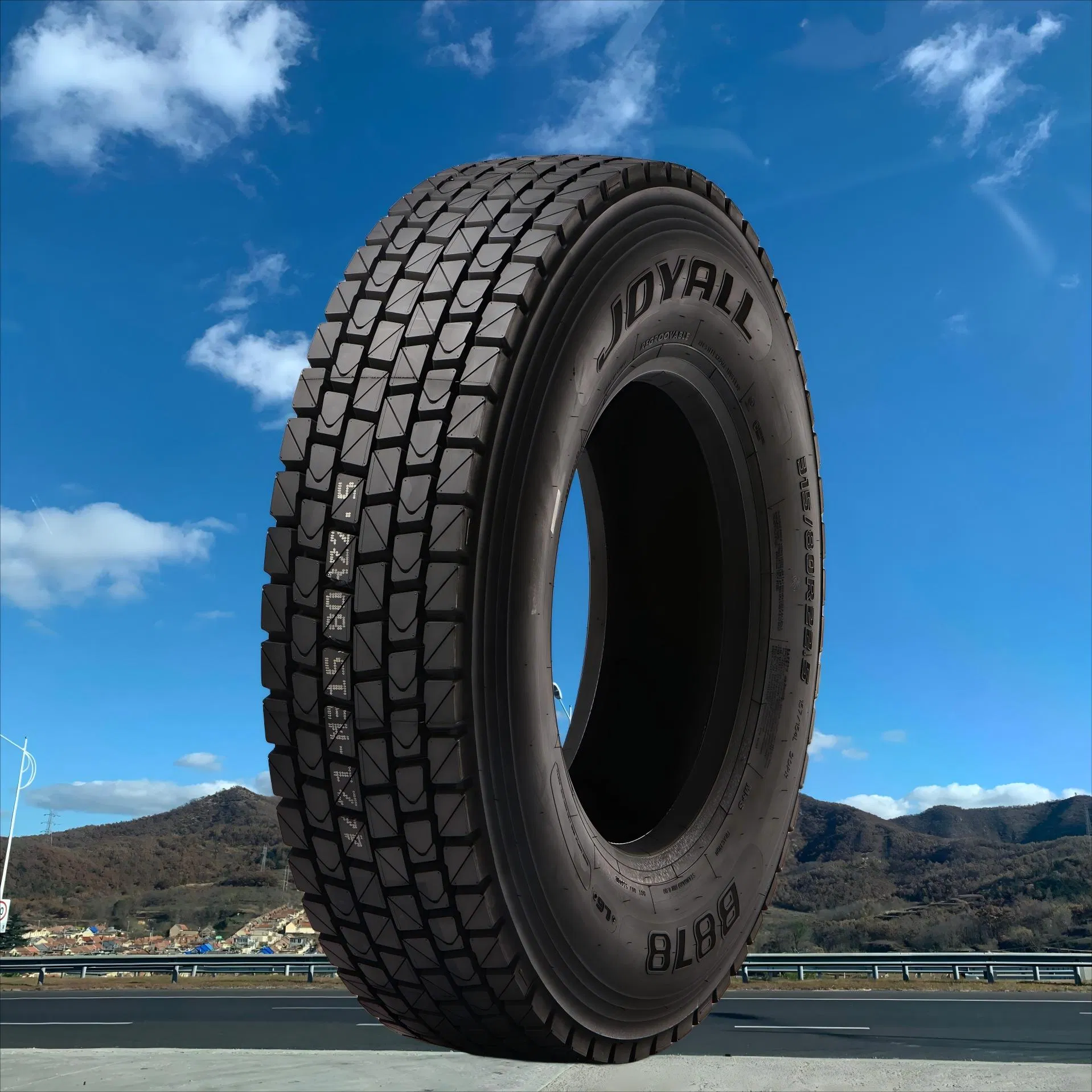 High-Performance 315/80R22.5 Joyall Truck Tire for Drive Position