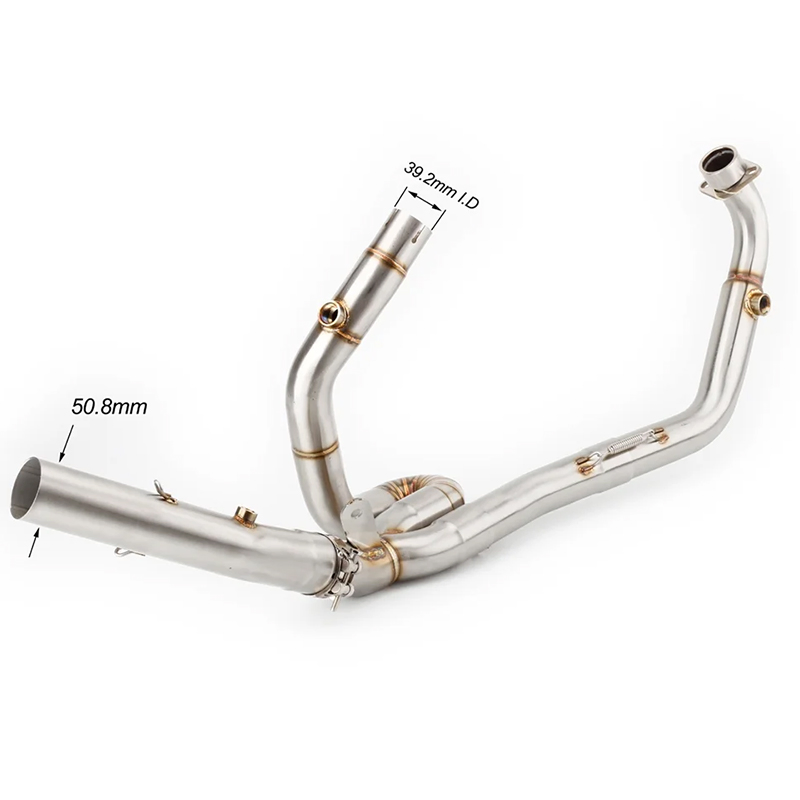 High Performance Slip-on Motorcycle Exhaust Muffler Header Down Link Pipe for Modified Suzuki Sv650 2016 - 2022 Sv650X 2018-22