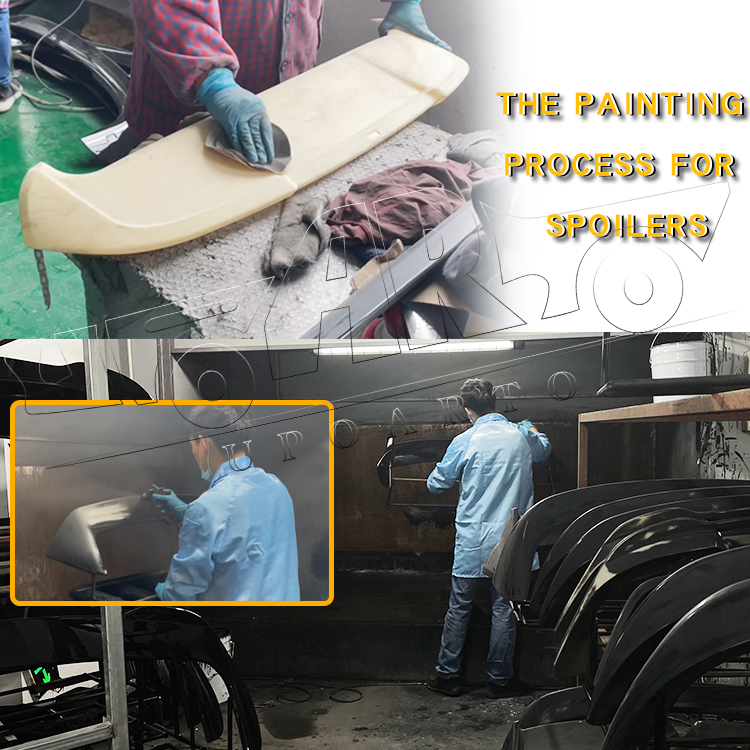 Sample Customization Gloss Black Trd Style Rear Wing Spoiler for Toyota Camry 2018-2020