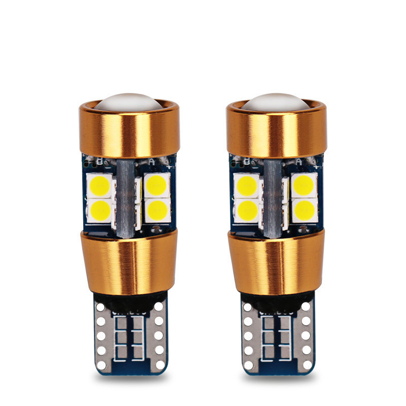 Золотые светодиодные лампы для номерного знака W5W