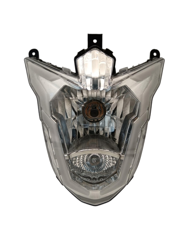 6. Advanced LED Headlight for Motorcycles with Bright Yellow/Red/White Light