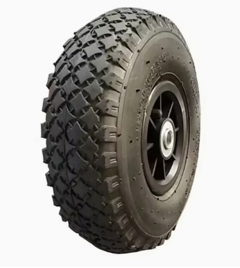 Rubber Wheel Pneumatic Wheel with Plastic Steel Rim for Wheelbarrows 3.50-8 4.00-8 3.00-4, Hand Trolleys, Tool Carts