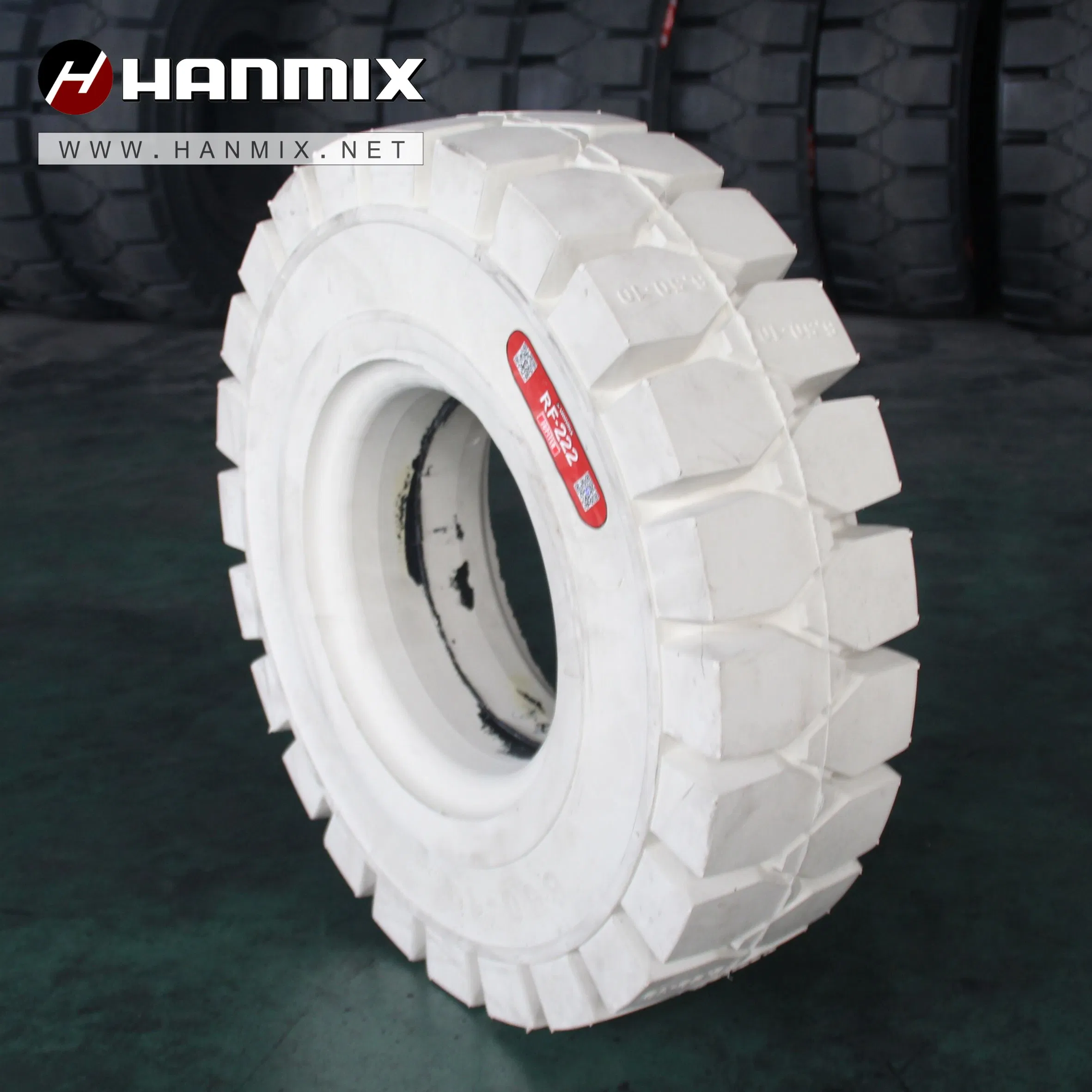 Hanmix RF-222 Forklift Solid Industrial Tires with High Quality 6.50-10 7.00-12 7.50-16