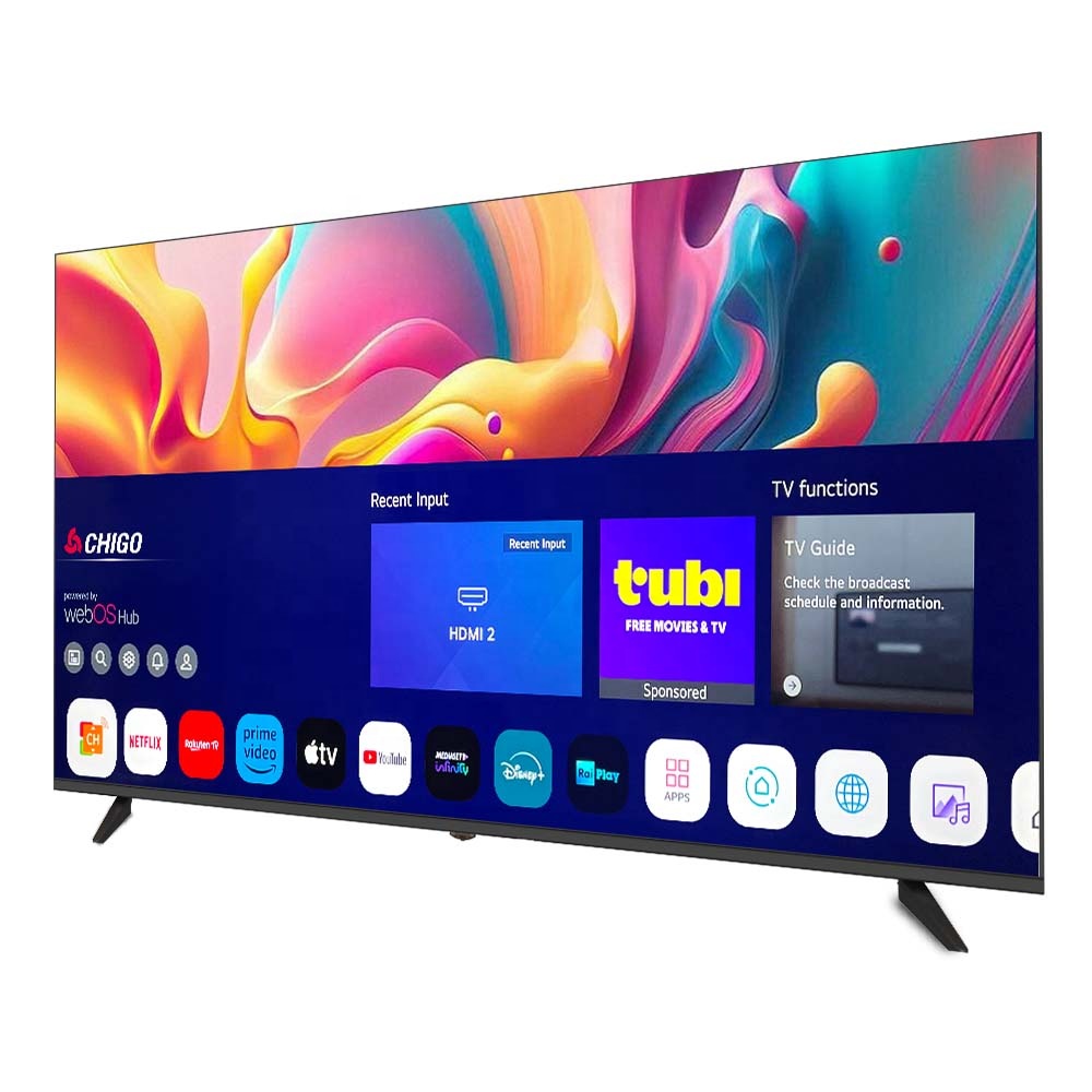 70-дюймовый 4K QLED смарт-телевизор WebOS, безрамочный, для кинотеатра (доступны размеры: 32, 43, 50, 55, 60, 65, 75, 85 дюймов)