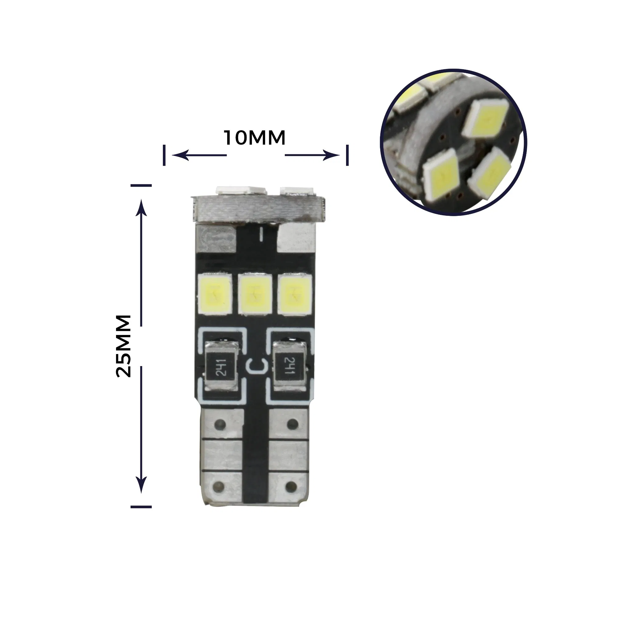 Светодиодная лампа T10 Bkr для салона авто