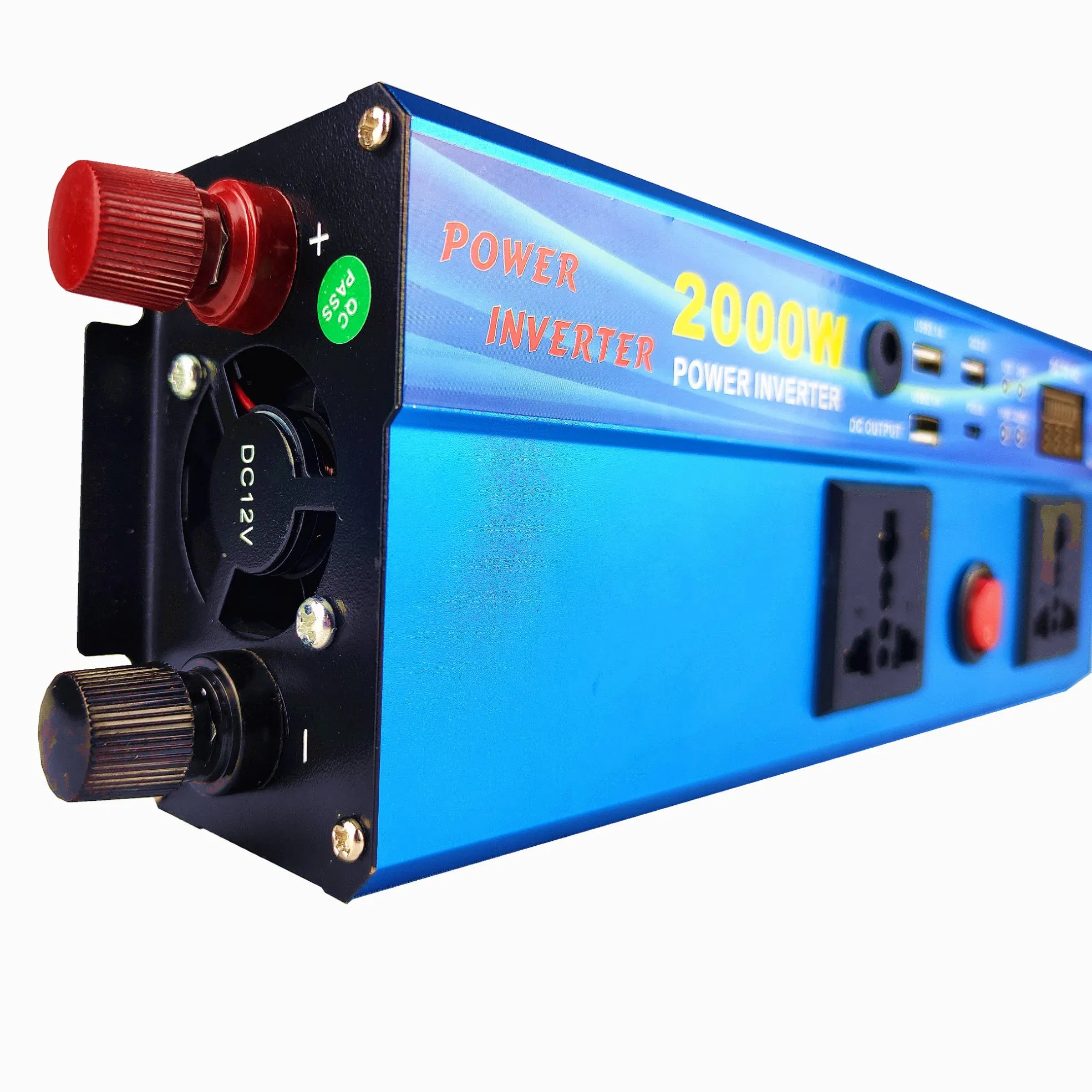 Инвертор 2000Вт 12В/220В для дома и авто