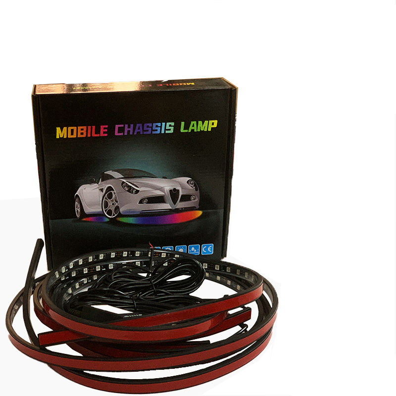 Hot Sale 12V Car LED Chassis Light Multi-Function Warning Light with Sound Control Ambient Light Bluetooth APP Modification