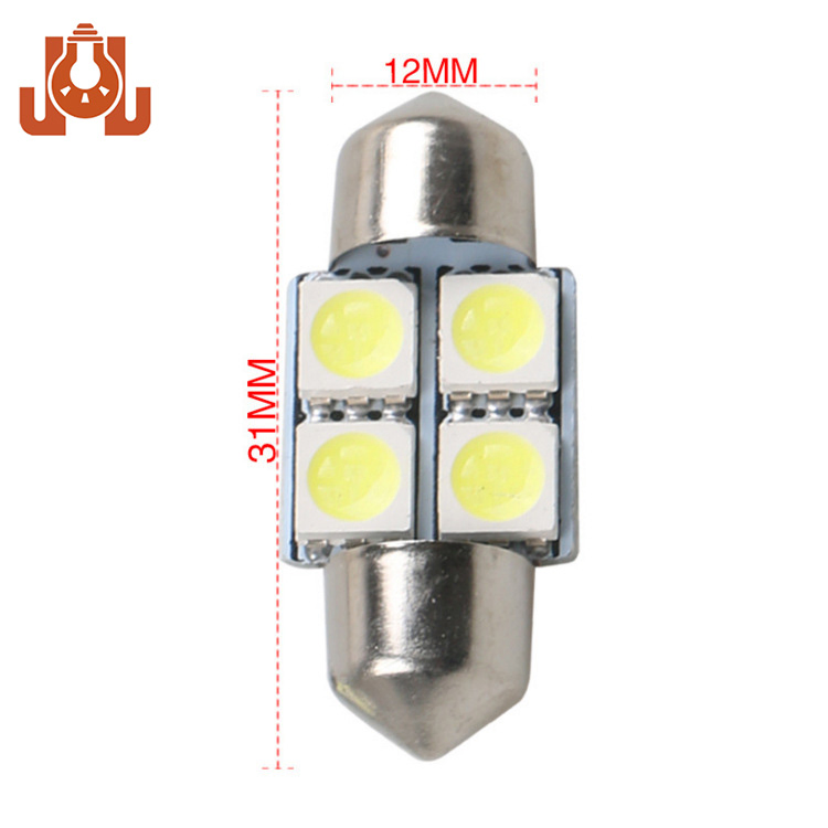 Светодиодные лампы Festoon 4SMD 5050 для салона авто