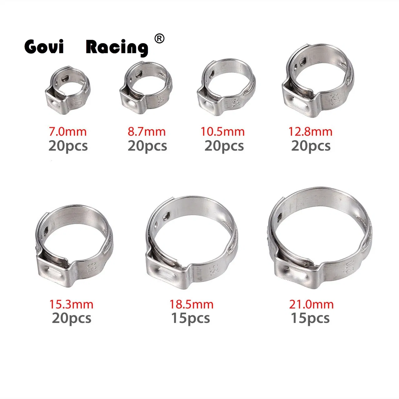 Одноухий хомут для шланга GOVI