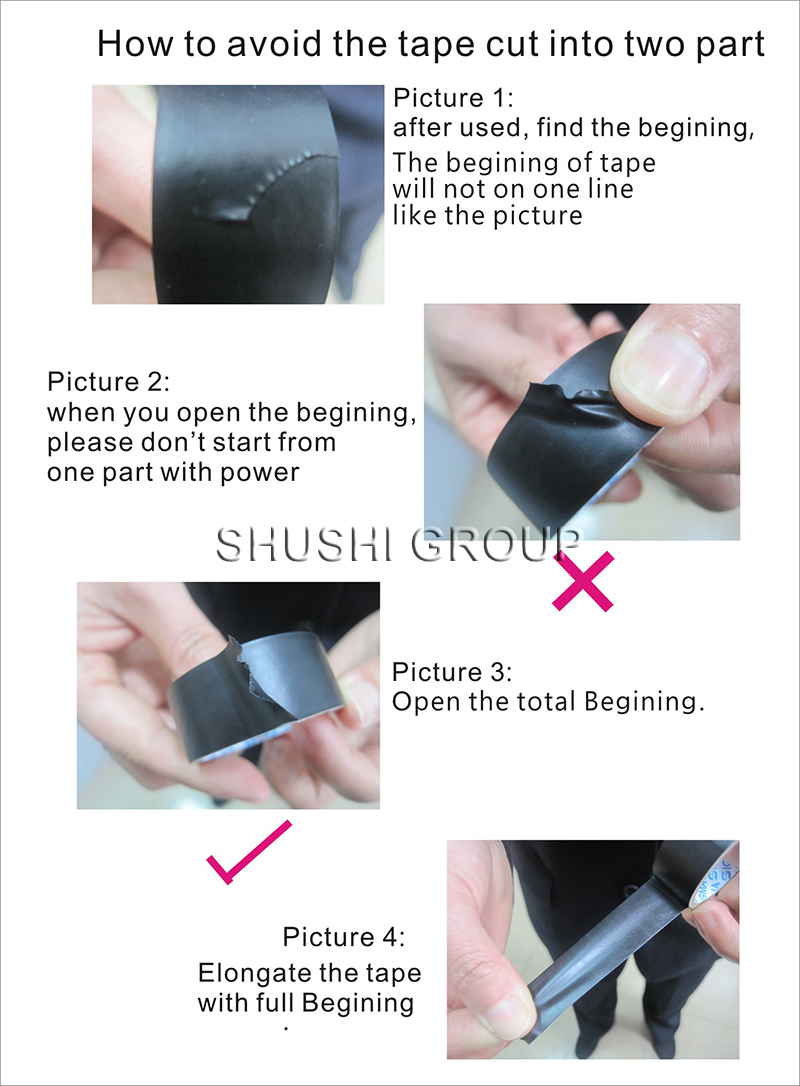 Waterproof Adhesive Electrical Tape Good Adhesion