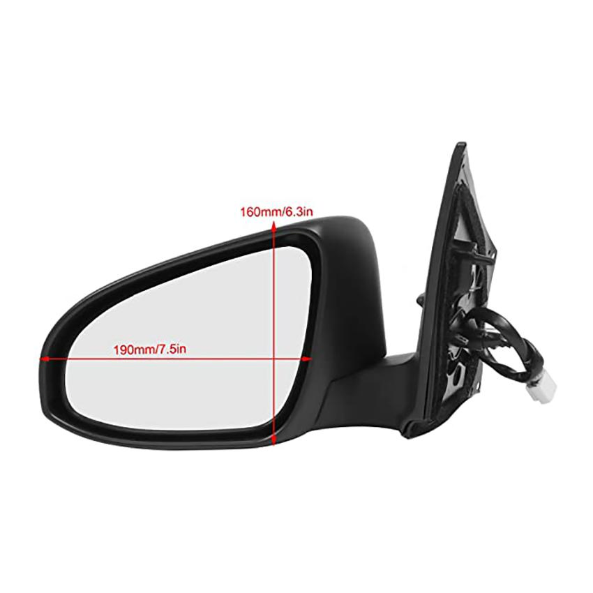 Auto Parts Wholesale View Side Mirror Assy for Toyota Corolla 2016-2019 OE87940-02e00