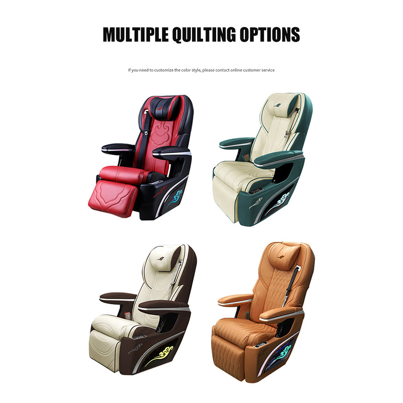Hot Selling Automotive Electric MPV RV Car Luxury Van Aviation Seats Multifunctional Rear Camper Van Car Seats Interior Upgrades OEM/ODM