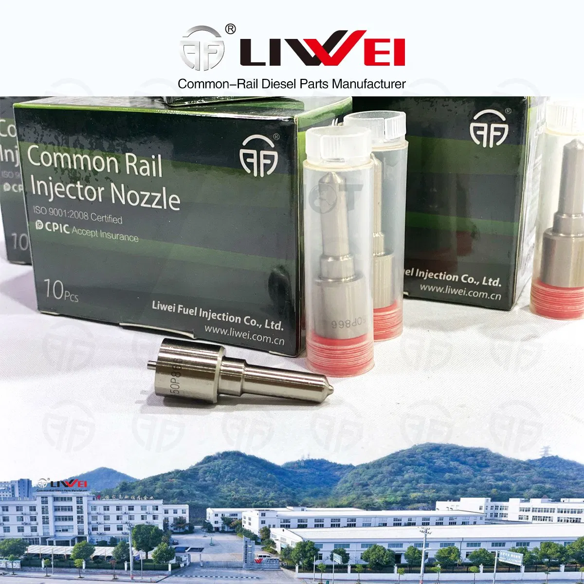Liwei Brand Common Rail Diesel Nozzle Dlla145p864 for Injector095000-5931/588#//566#/619#095000-739#/874#/776#/853#23670-09060/09061/09360/3 for Toyota Pick-up