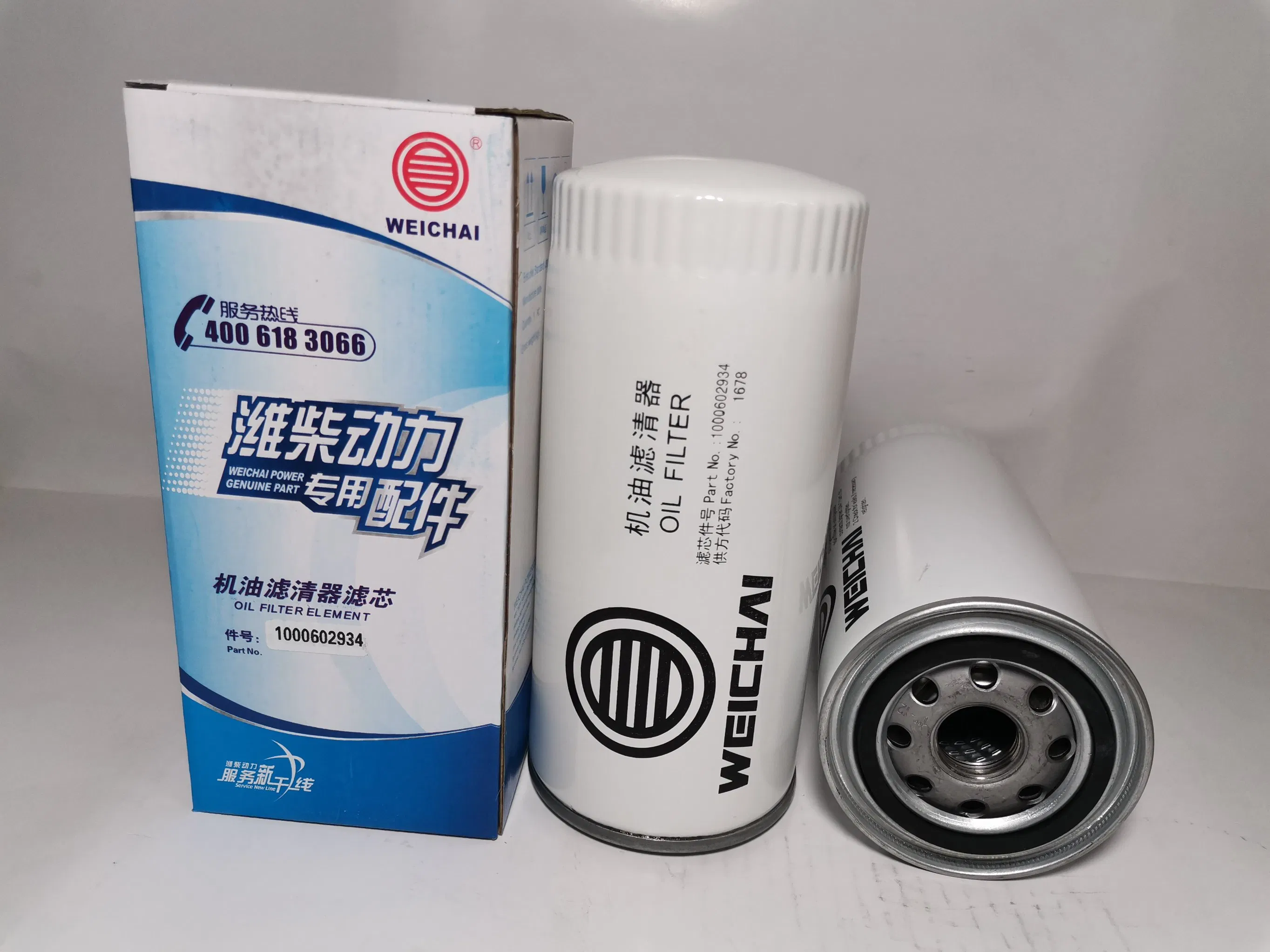 Weichai Engine Good Price Suitable Weichai Oil Filter 1000602934 for Sinotruk