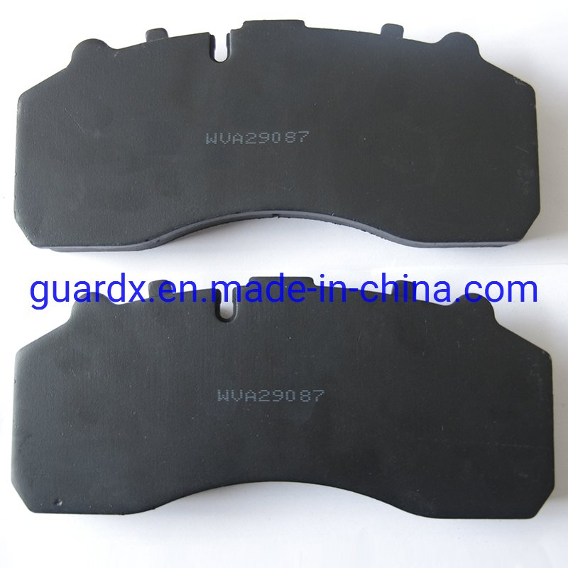 Auto Parts Raumerk Wva 29087 Wva29088 Ceramic & Semi Metal Brake Pad for Voolvo Scnaia Renaullt Truck and Bus