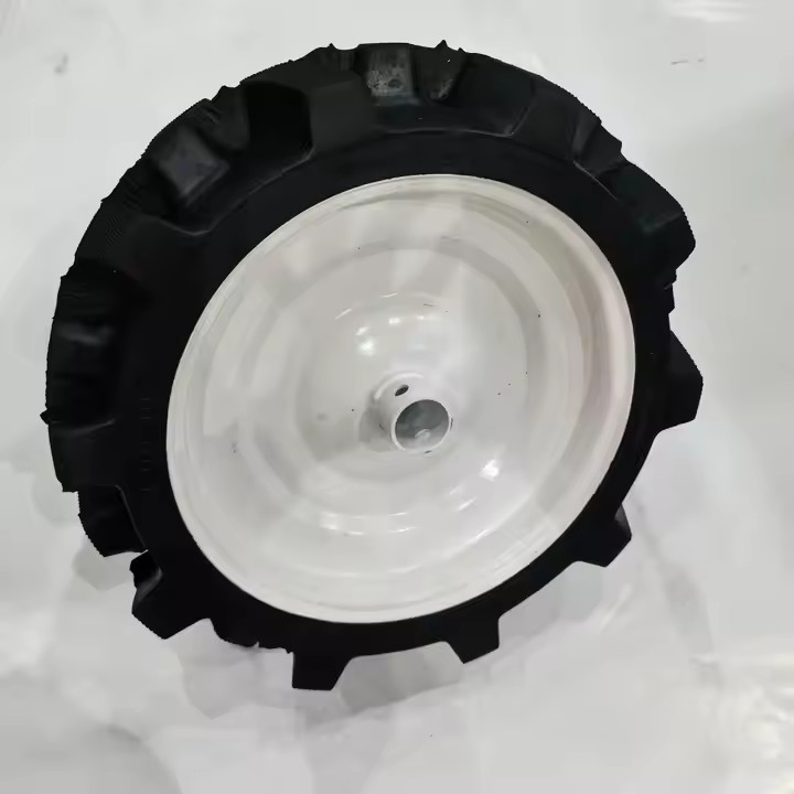 Hot Selling Agricultural Mini Tiller Tire 15X400-10 Solid Herringbone Wheel