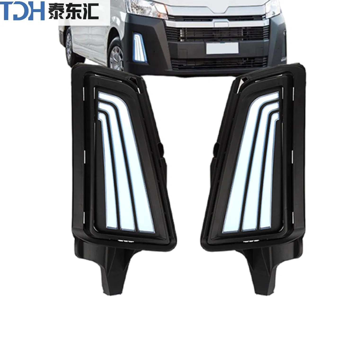 Светодиодные ходовые огни DRL для Toyota Hiace 2019-2020