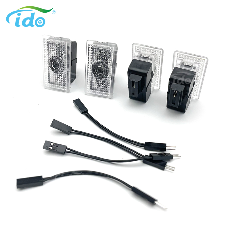 Car LED Door Logo Rechargeable Ghost Shadow Projector Welcome Light for Tesla