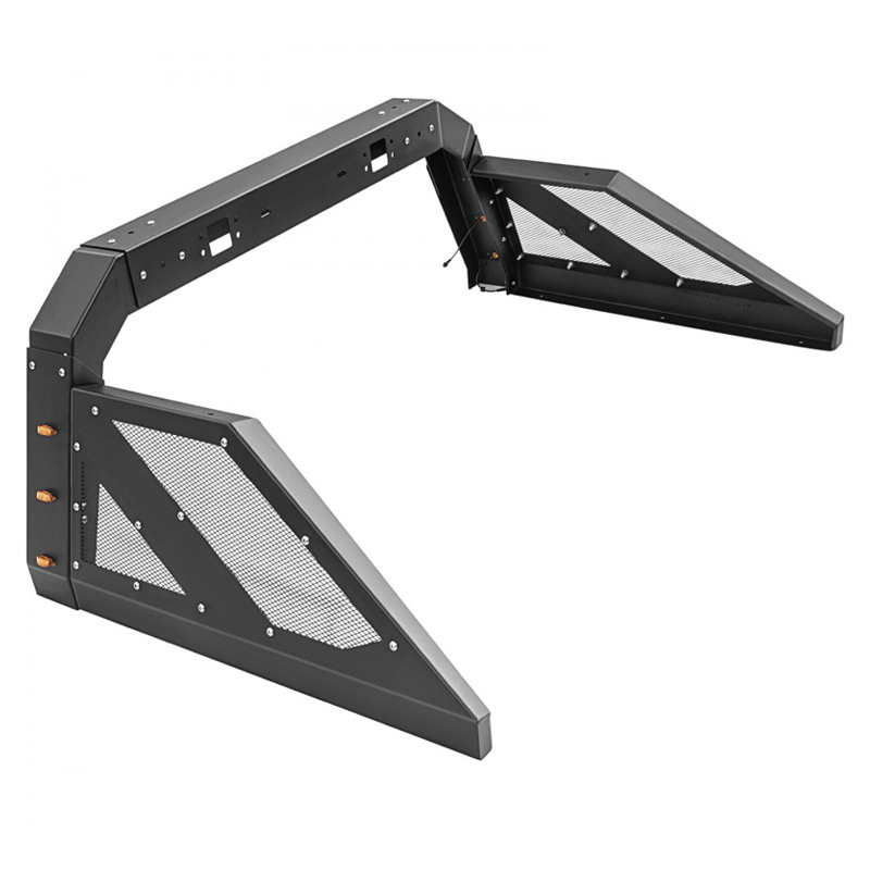 Pickup Truck Rack Black Classic off-Road Sport Roll Bar with Side Rails