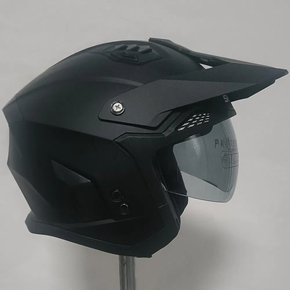 Amazon Hot Sell off Road Motorcycle Helmet with Sun Visor in ECE 22-06 Approved