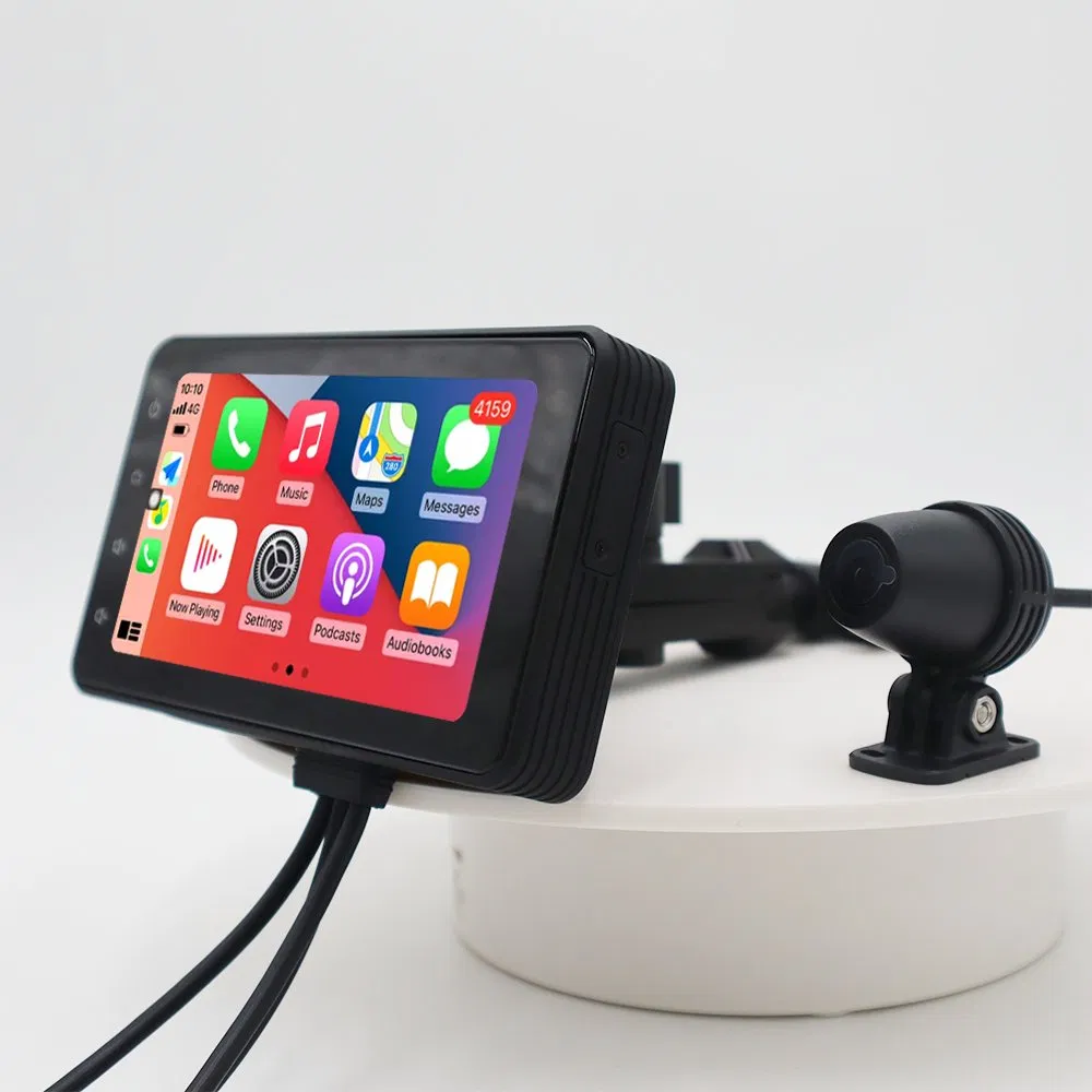 Мотоциклетный CarPlay с DVR 1080P и Android Auto