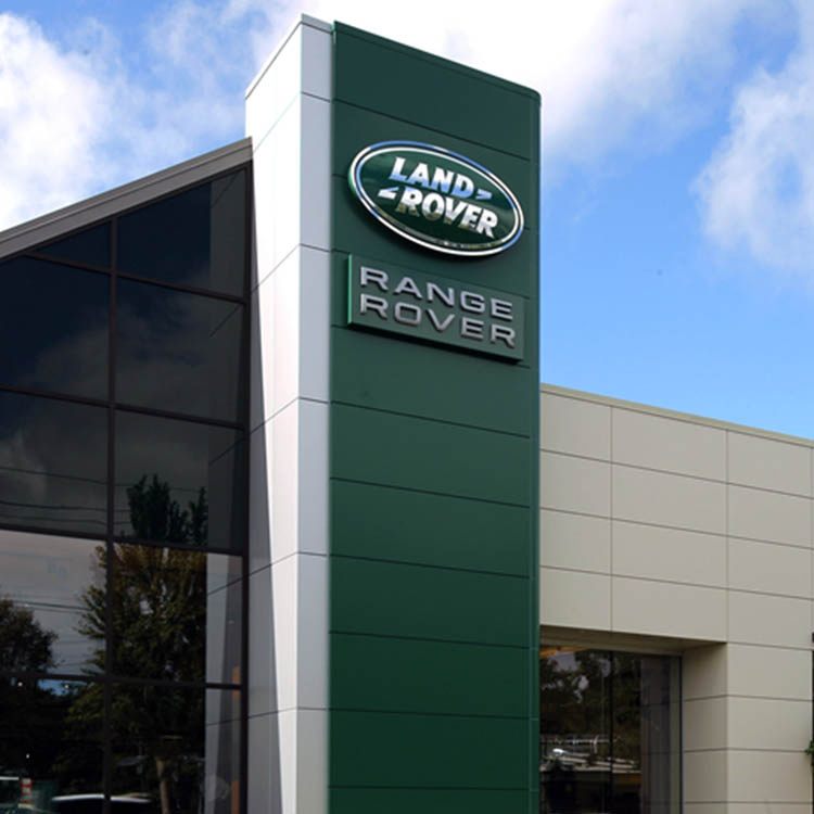 Automotive Signage Oval Acrylic Advertise Light Box Vacuum LED Car Logo with Names