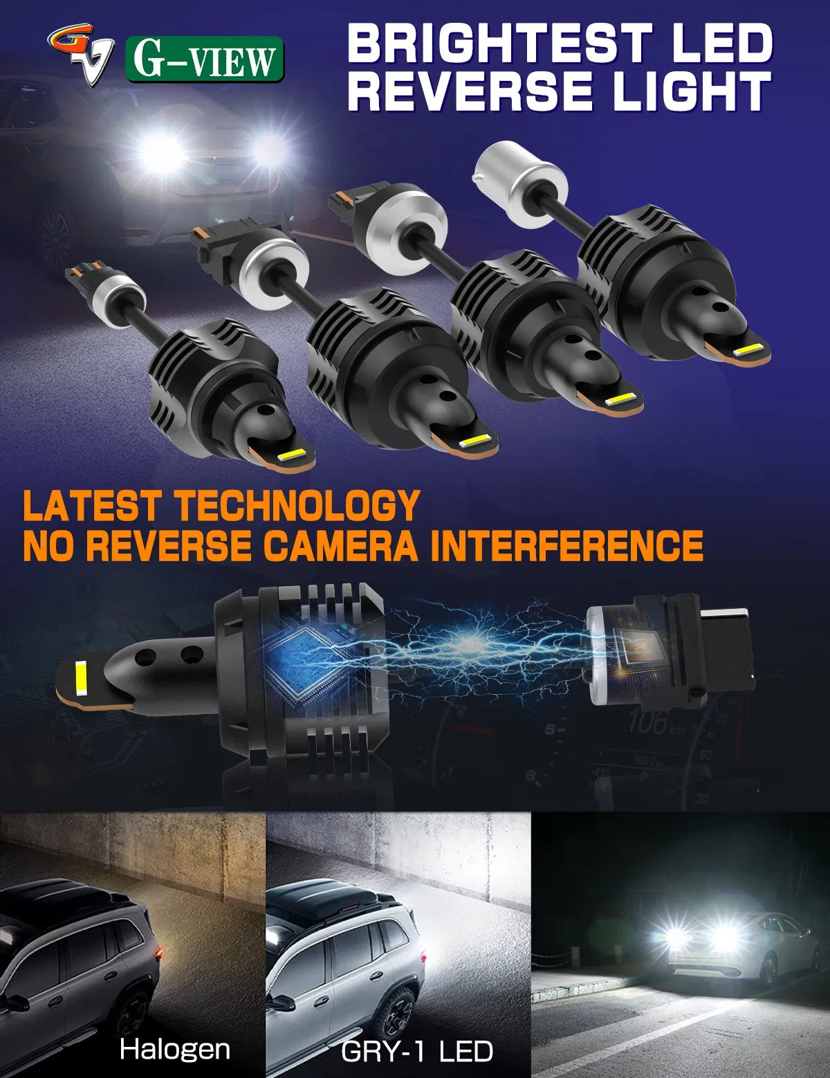 Светодиодная лампа G-View GRY 3156 для авто, 12-18V