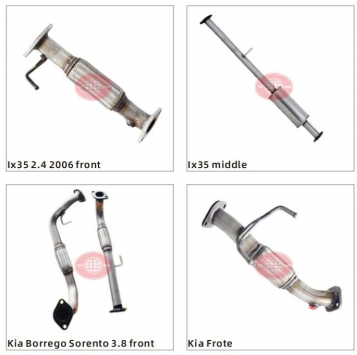 Глушитель выхлопной 409ss для Hyundai, KIA