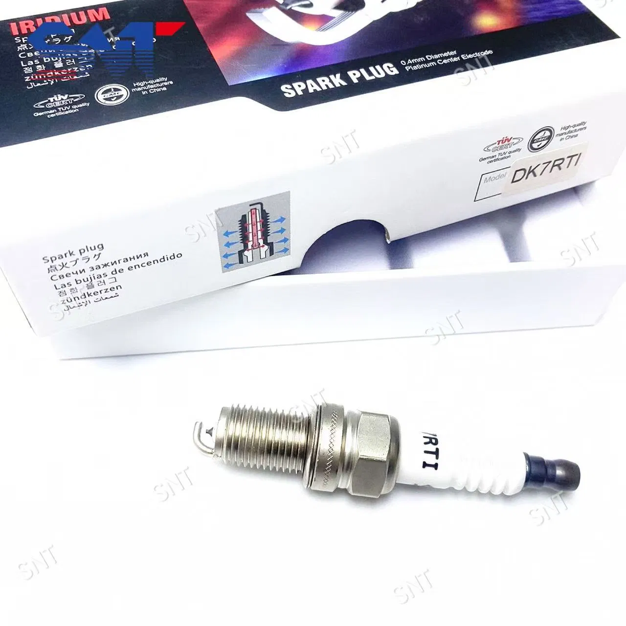Иридиевая свеча зажигания DK7RTI с логотипом