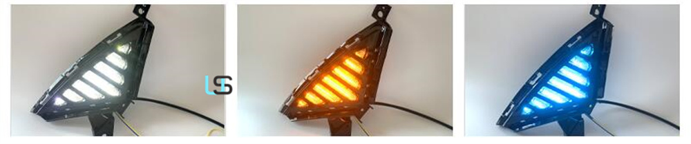 Передние светодиодные ходовые огни DRL для Hyundai Elantra 21