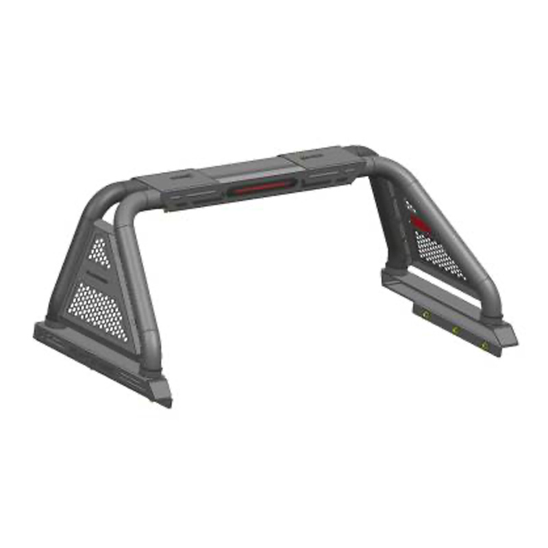 Pickup Truck Rack Black Classic off-Road Sport Roll Bar with Side Rails