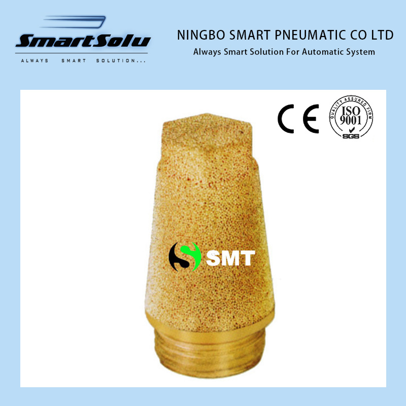 Пневматический глушитель выхлопа A Type, медный/латунный