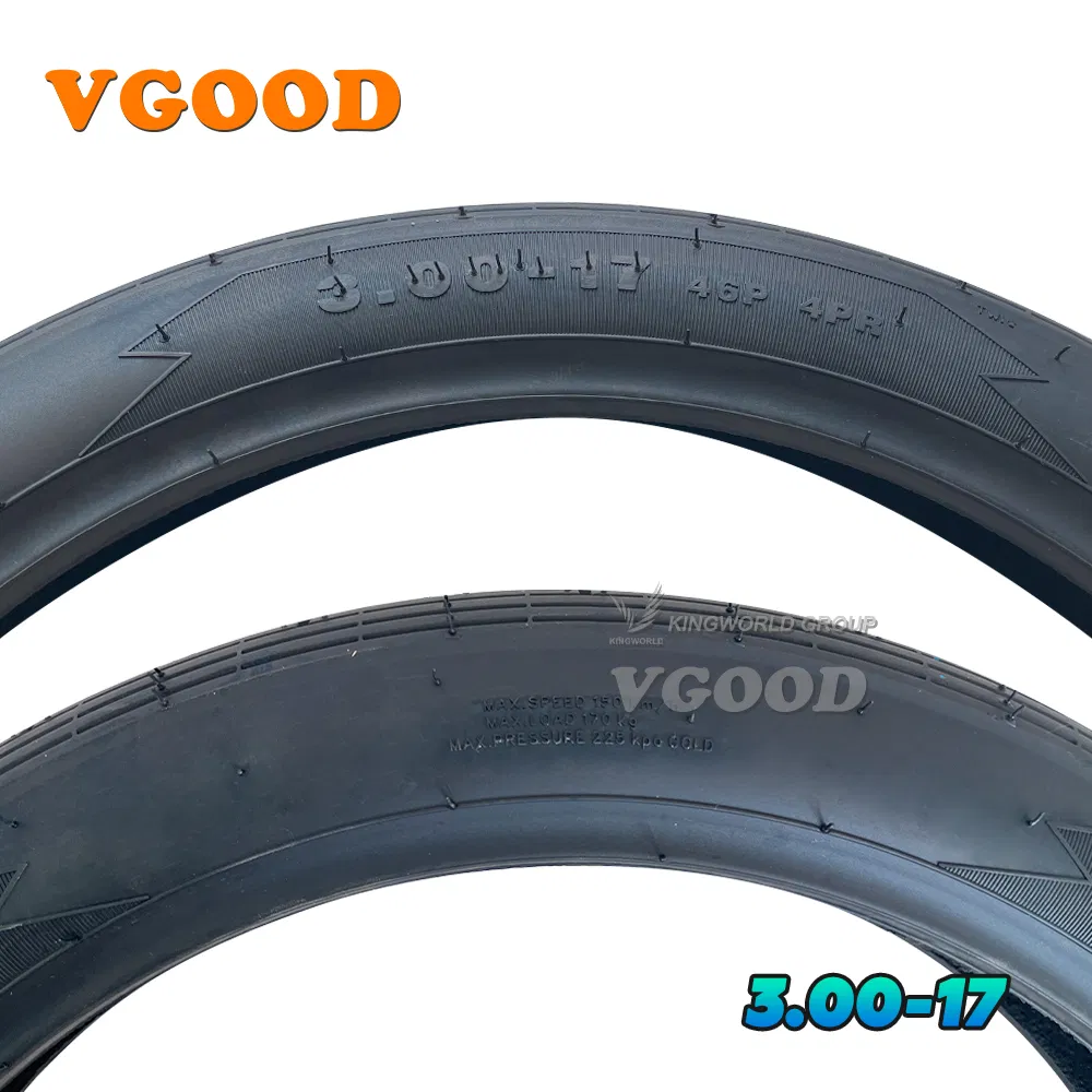 Professional Manufacturer Motorcycle Tire 300-17 300-18 110/90-16 400-8 500-12 Tricycle Tyre